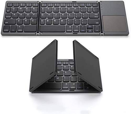 Foldable Bluetooth Keyboard with Touchpad