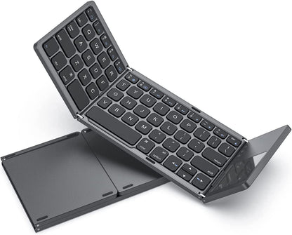 Foldable Bluetooth Keyboard with Touchpad
