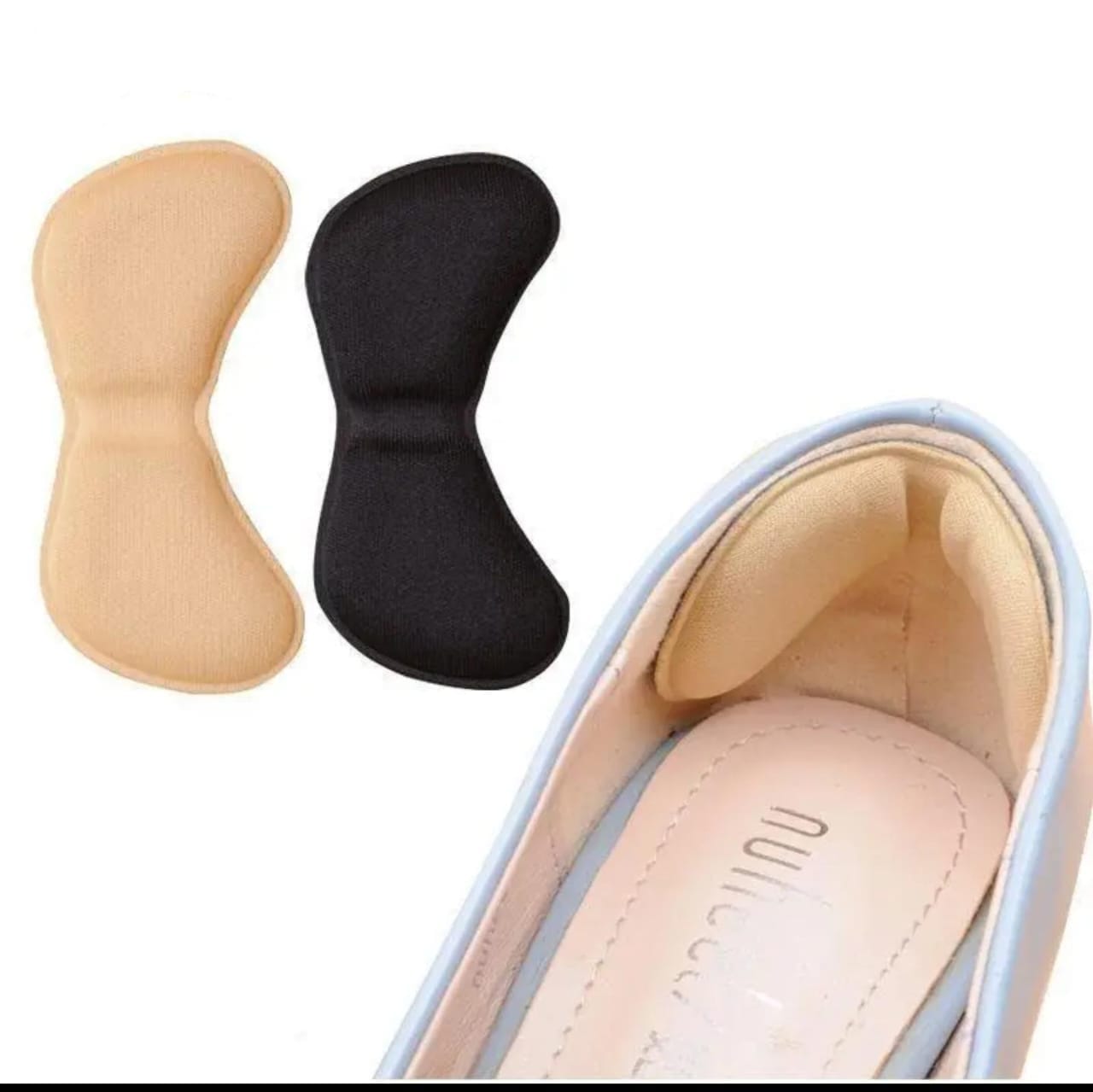 Butterfly Heel Cushion Pads – Anti-Slip Heel Protectors for Shoes (1 Pair)