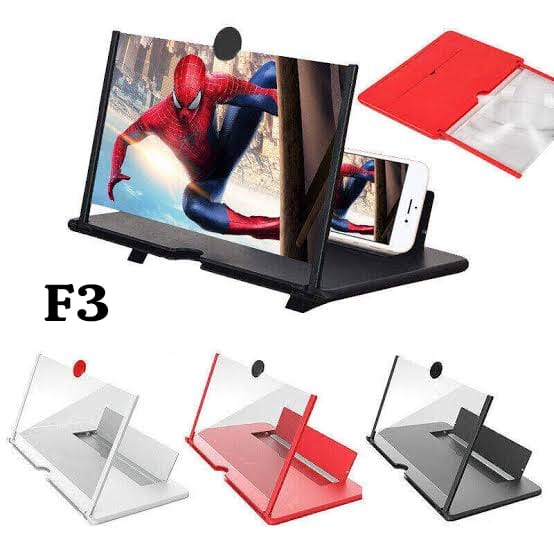 F3 Mobile Screen Magnifier – Foldable 3D HD Smartphone Screen Enlarger