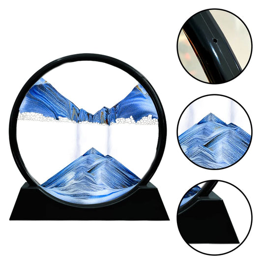 3D Moving Sand Art Lamp – Flowing Sand Painting Decorative Table Lamp