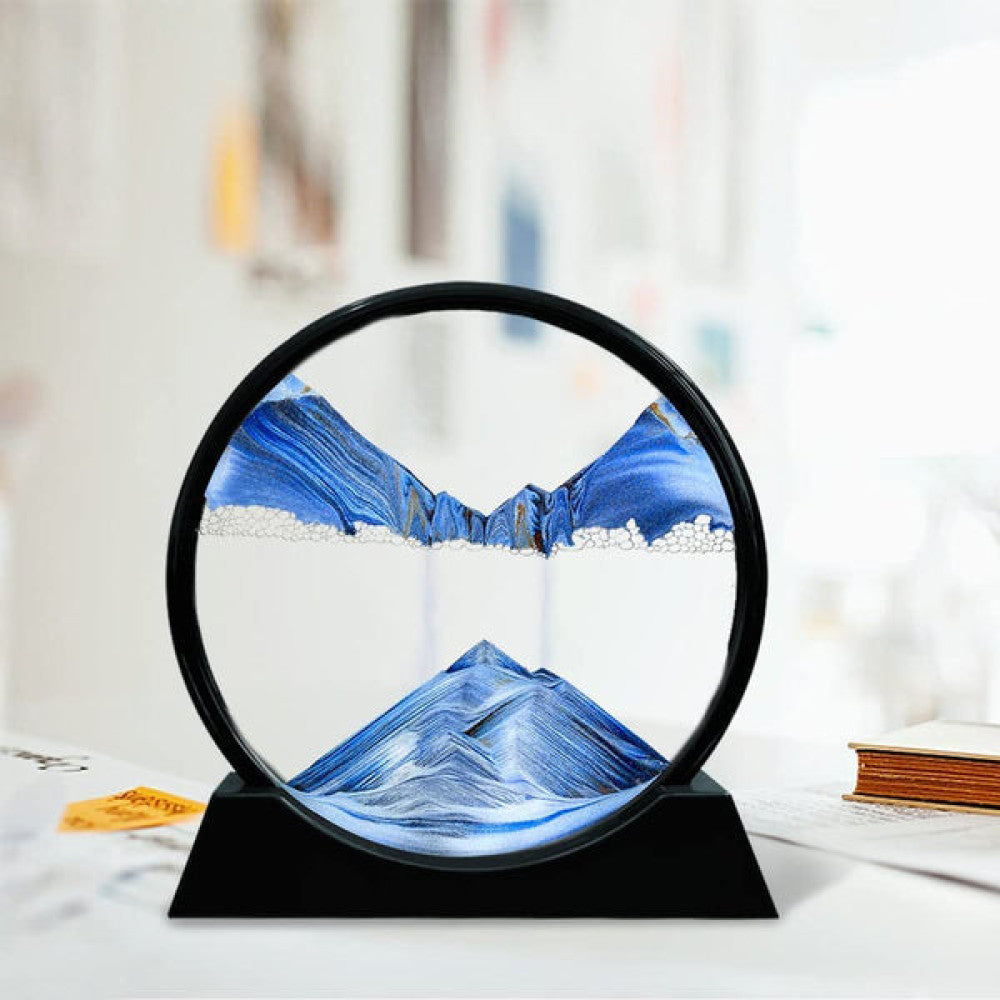 3D Moving Sand Art Lamp – Flowing Sand Painting Decorative Table Lamp