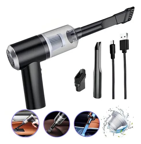 3-in-1 Handheld Vacuum Cleaner – Portable Wireless Car & Home Cleaning Vacuum