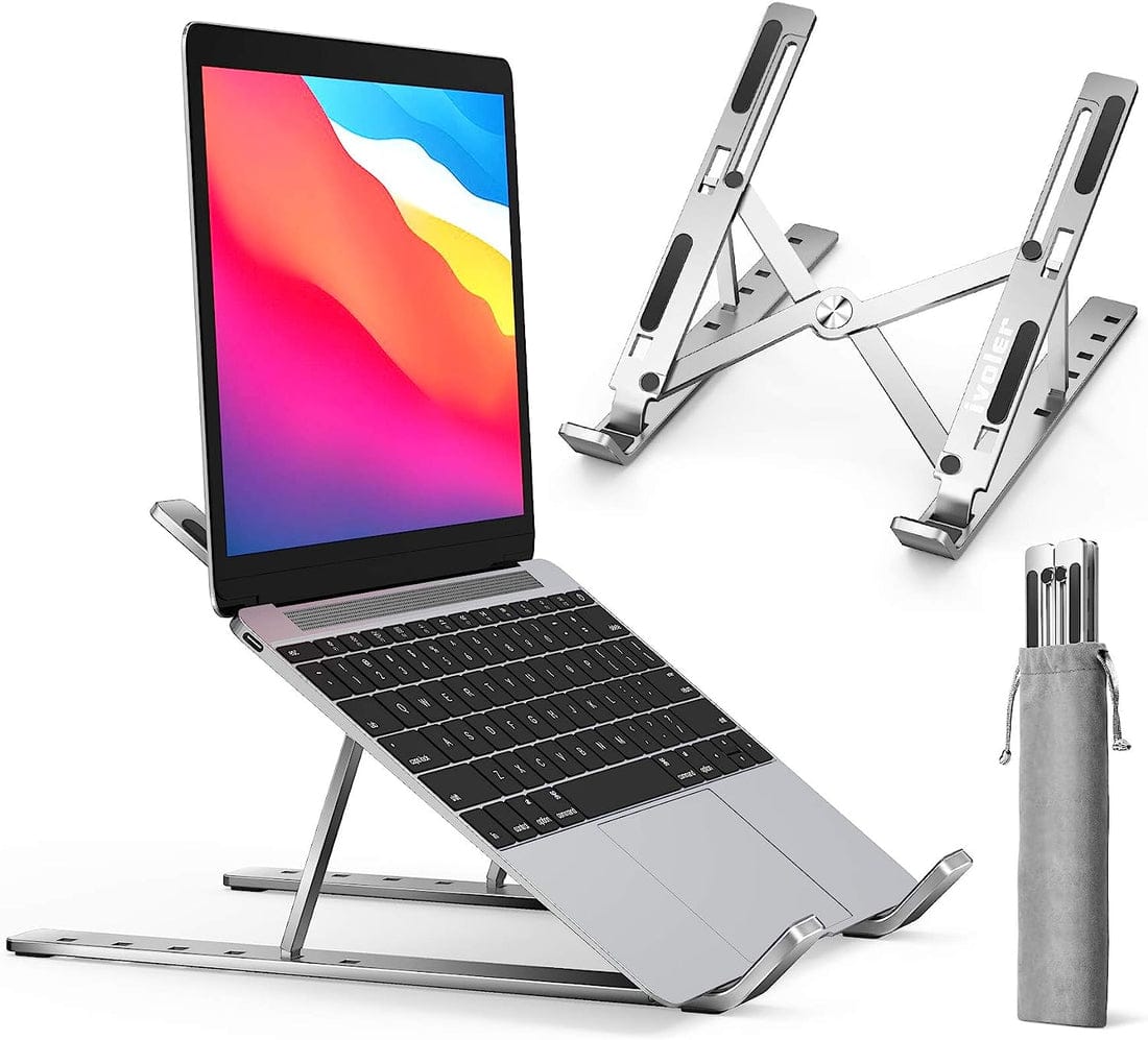 Folding Adjustable Aluminum Laptop Stand – Portable Ergonomic Laptop Holder