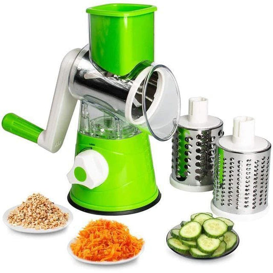 Vegetable Cutter - 3 in 1 Multifunctional Vegetable Slicer And Drum Cutter