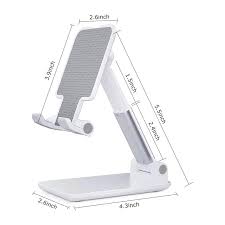 Folding Desktop Phone Stand | Adjustable Mobile Pad Stand